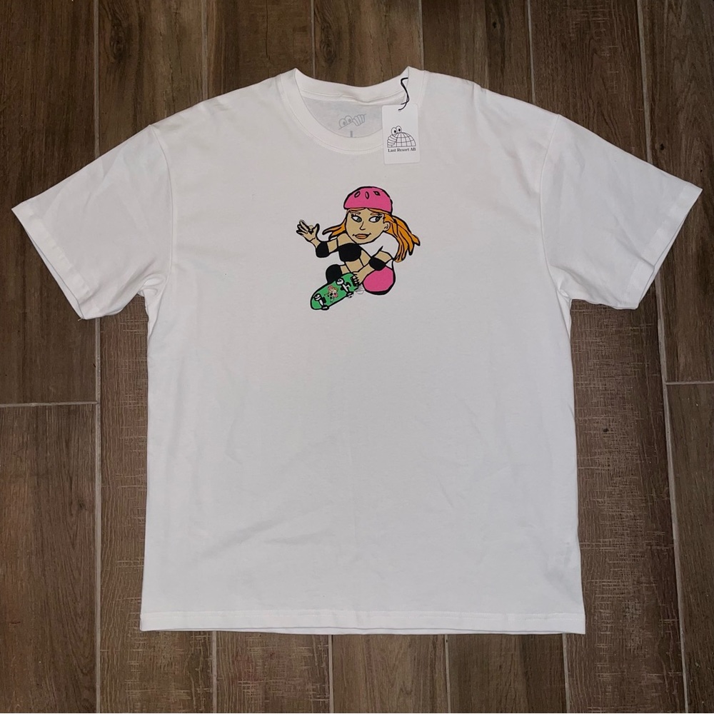 Last Resort AB Skater Skating on a skateboard t shirt